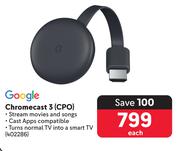 Google Chromecast 3 CPO