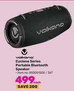 Volkano Cyclone Series Portable Bluetooth Speaker-Each