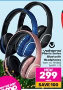 Volkano Phonic Series Bluetooth Headphones-Each 