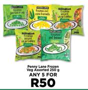 Penny Lane Frozen Veg Assorted-For Any 5 x 250g