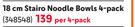 Arcoroc 18cm Stairo Noodle Bowls 4 Pack