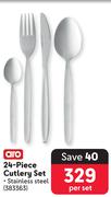 Aro 24 Piece Cutlery Set-Per Set