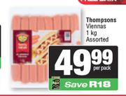 Thompsons Viennas Assorted-1Kg Per Pack