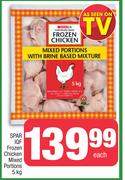 Spar IQF Frozen Chicken Mixed Portions-5Kg Each