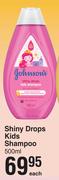 Johnson's Shiny Drops Kids Shampoo- 500ml