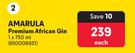 Amarula Premium African Gin-750ml Each