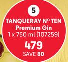 Tanqueray N° Ten Premium Gin-750ml