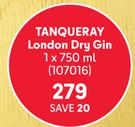 Tanqueray London Dry Gin-750ml