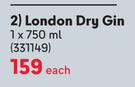 Belgravia London Dry Gin-750ml Each