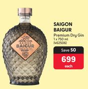 Saigon Baigur Premium Dry Gin-750ml Each