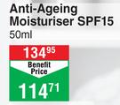 Nutrimen Anti Ageing Moisturiser SPF15-50ml