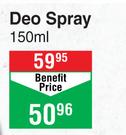 Mister Groomer Deo Spray-150ml