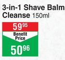 Mister Groomer 3 In 1 Shave Balm Cleanse-150ml