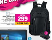 Mainstays Laptop Backpack & Mouse Bundle