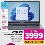 Asus Intel Celeron Notebook