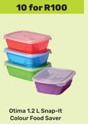 Otima 1.2L Snap It Colour Food Saver-For 10
