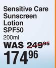 Everysun Sensitive Care Sunscreen Lotion SPF50-200ml