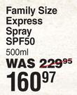 Sun Lab Family Size Express Spray SPF50-500ml