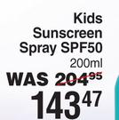 Everysun Kids Sunscreen Spray SPF50-200ml