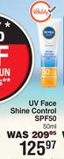 Nivea Sun UV Face Shine Control SPF50-50ml