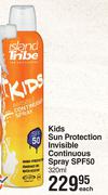 Island Kids Sun Protection Invisible Continuous Spray SPF50-320ml Each