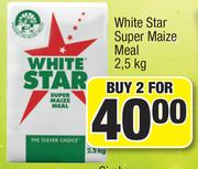 White Star Super Maize Meal-2x2.5Kg