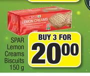 Spar Lemon Creams Biscuits-3 x 150g