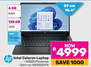 HP 15.6"(39cm) Intel Celeron Laptop