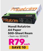 Mondi Rotatrim A4 Paper 500-Sheet Ream-Each