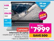 Lenovo 15.6"(39cm) Intel Core i3 Laptop