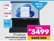 Proline 14.1"(35cm) Intel Celeron Laptop
