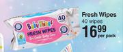 Baby Things Fresh Wipes 40 Wipes-Per Pack