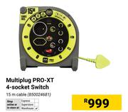 Multiplug Pro-XT 4 Socket Switch