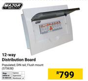 Major Tech 12 Way Distribution Board