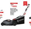 Sterwins UP40 Battery Operated Lawn Mower 42cm 40V (Excludes Battery & Charger) 81467525