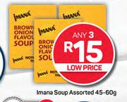 Imana Soup Assorted-Any 3 x 45g-60g