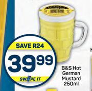 B&S Hot German Mustard-250ml