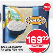 Spekko Long Grain Parboiled Rice-10Kg