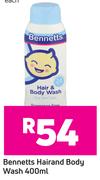Bennetts Hairand Body Wash-400ml