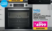 Beko 600mm Multifunction Oven BBIE 2300X