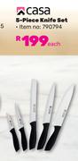 Casa 5 Piece Knife Set-Each