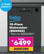 Beko 13 Place Dishwasher BDW202