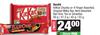 Nestle KitKat Chunky 4-Finger, Original Milky Bar,Aero, Bar-One,Tex Samrties-For Any 2x40g/41.5g/42g