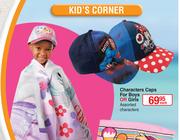 Characters Caps For Boys Or Girls Assorted Characters-Each