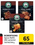Robertsons Spice Refill (All Variants)-For Any 3 x 128/160/168g