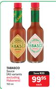 Tabasco Sauce (All Variants)-150ml Each