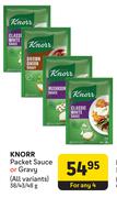 Knorr Packet Sauce Or Gravy (All Variants)-For Any 4 x 38/43/48g