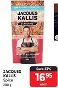 Jacques Kallis Spice-200g Each