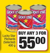 Lucky Star Pilchards (Selected)-For Any 3 x 400g