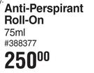 Payot Optimale Anti Perspirant Roll On-75ml 
